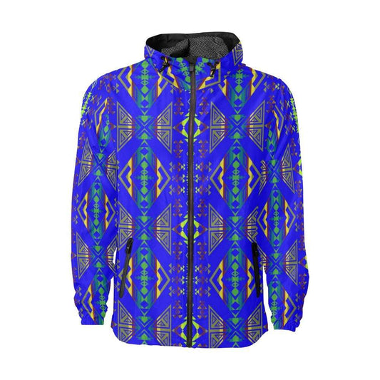 Upstream Expedition Midnight Run All Over Print Windbreaker for Unisex (Model H23) All Over Print Windbreaker for Men (H23) e-joyer 
