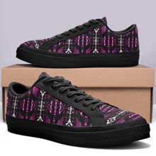 Load image into Gallery viewer, Upstream Expedition Moonlight Shadows Aapisi Low Top Canvas Shoes Black Sole 49 Dzine 
