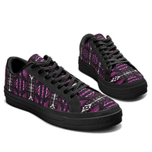 Load image into Gallery viewer, Upstream Expedition Moonlight Shadows Aapisi Low Top Canvas Shoes Black Sole 49 Dzine 
