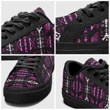 Load image into Gallery viewer, Upstream Expedition Moonlight Shadows Aapisi Low Top Canvas Shoes Black Sole 49 Dzine 
