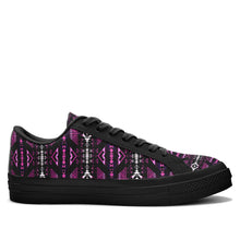 Load image into Gallery viewer, Upstream Expedition Moonlight Shadows Aapisi Low Top Canvas Shoes Black Sole 49 Dzine 
