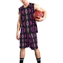 Load image into Gallery viewer, Upstream Expedition Moonlight Shadows All Over Print Basketball Uniform Basketball Uniform e-joyer 
