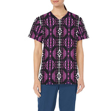 Load image into Gallery viewer, Upstream Expedition Moonlight Shadows All Over Print Scrub Top Scrub Top e-joyer 
