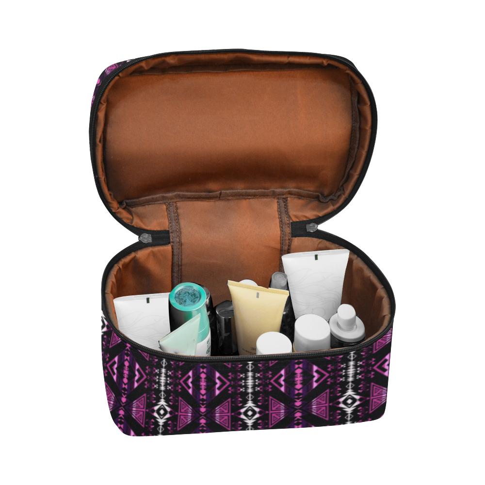 Upstream Expedition Moonlight Shadows Cosmetic Bag/Large (Model 1658) Cosmetic Bag e-joyer 