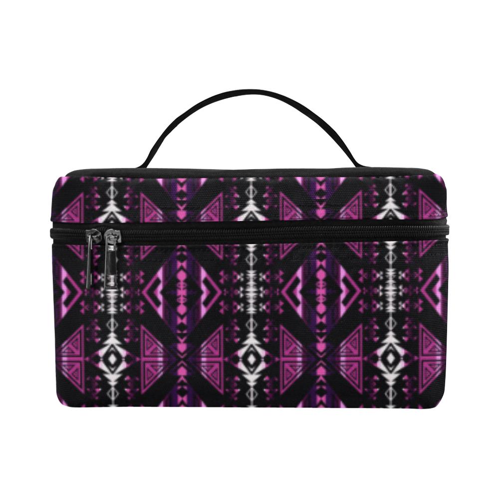 Upstream Expedition Moonlight Shadows Cosmetic Bag/Large (Model 1658) Cosmetic Bag e-joyer 