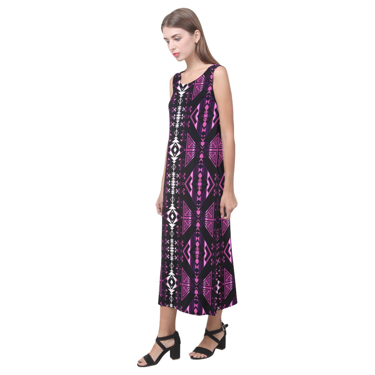 Upstream Expedition Moonlight Shadows Phaedra Sleeveless Open Fork Long Dress (Model D08) Phaedra Sleeveless Open Fork Long Dress (D08) e-joyer 