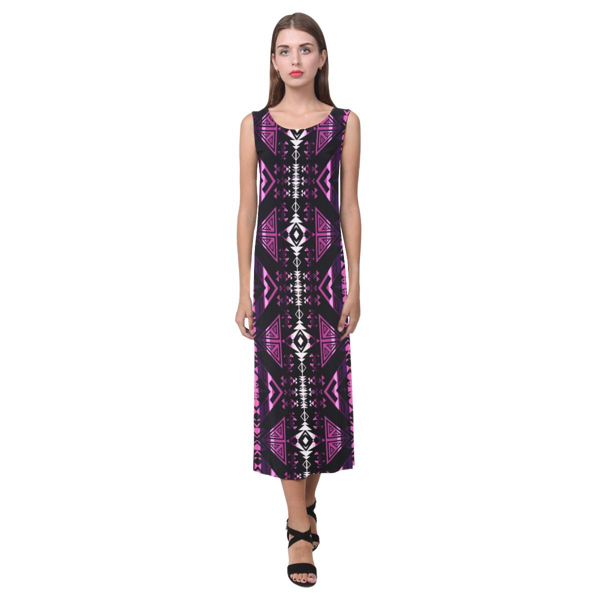 Upstream Expedition Moonlight Shadows Phaedra Sleeveless Open Fork Long Dress (Model D08) Phaedra Sleeveless Open Fork Long Dress (D08) e-joyer 