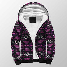 Load image into Gallery viewer, Upstream Expedition Moonlight Shadows Sherpa Hoodie 49 Dzine 
