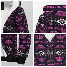 Load image into Gallery viewer, Upstream Expedition Moonlight Shadows Sherpa Hoodie 49 Dzine 
