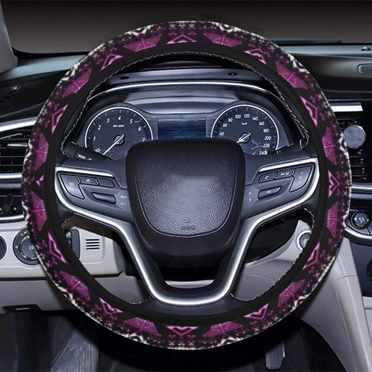 Upstream Expedition Moonlight Shadows Steering Wheel Cover with Elastic Edge Steering Wheel Cover with Elastic Edge e-joyer 