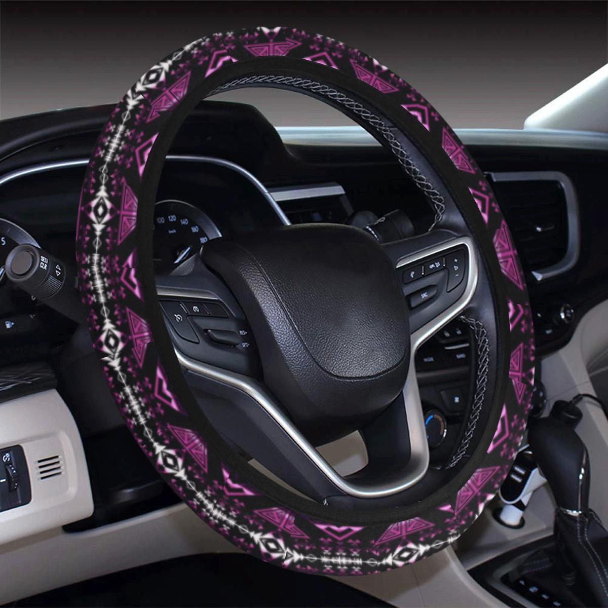 Upstream Expedition Moonlight Shadows Steering Wheel Cover with Elastic Edge Steering Wheel Cover with Elastic Edge e-joyer 