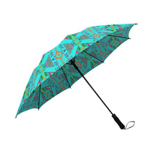 Load image into Gallery viewer, Upstream Expedition Noon Day Sky Semi-Automatic Foldable Umbrella Semi-Automatic Foldable Umbrella e-joyer 
