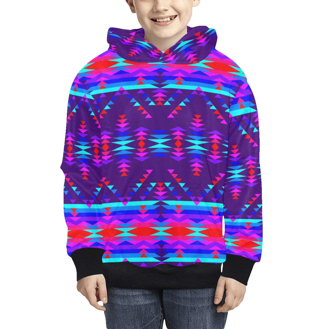 Vision of Peace Kids' All Over Print Hoodie (Model H38) Kids' AOP Hoodie (H38) e-joyer 