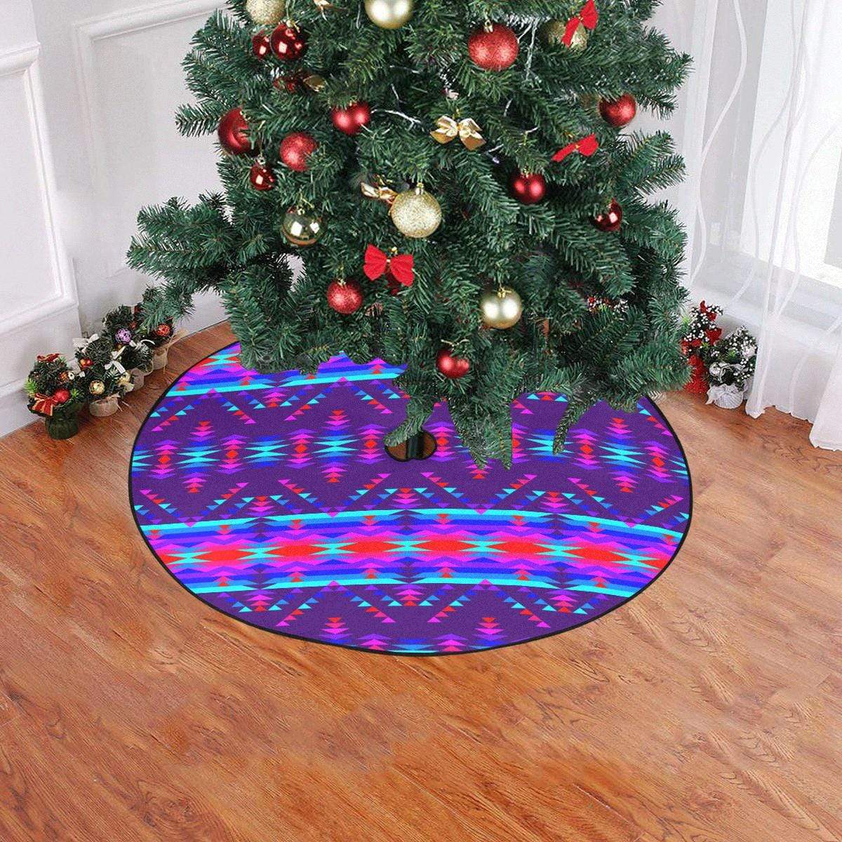 Vision of Peace LG Christmas Tree Skirt 47" x 47" Christmas Tree Skirt e-joyer 