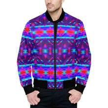 Load image into Gallery viewer, Vision of Peace LG Unisex Heavy Bomber Jacket with Quilted Lining All Over Print Quilted Jacket for Men (H33) e-joyer 
