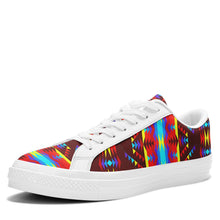 Load image into Gallery viewer, Visions of Lasting Peace Aapisi Low Top Canvas Shoes White Sole 49 Dzine 
