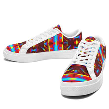 Load image into Gallery viewer, Visions of Lasting Peace Aapisi Low Top Canvas Shoes White Sole 49 Dzine 
