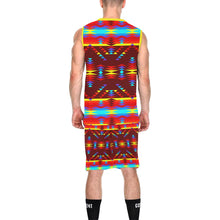 Load image into Gallery viewer, Visions of Lasting Peace All Over Print Basketball Uniform Basketball Uniform e-joyer 
