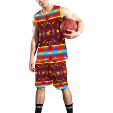 Load image into Gallery viewer, Visions of Lasting Peace All Over Print Basketball Uniform Basketball Uniform e-joyer 
