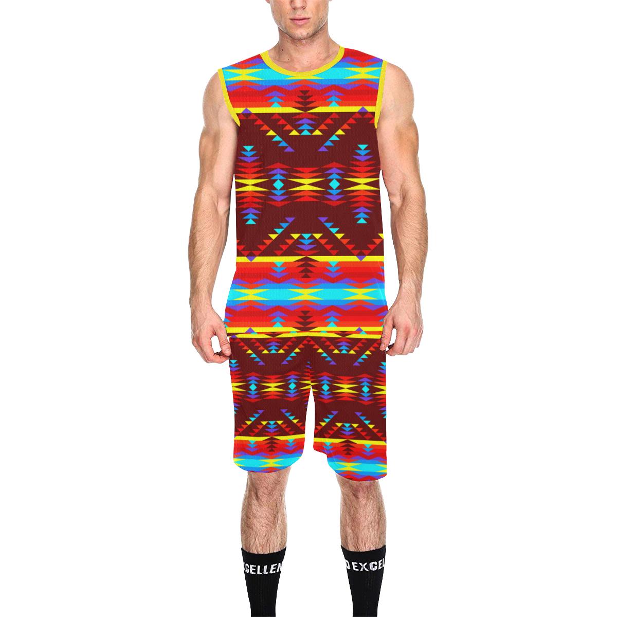 Visions of Lasting Peace All Over Print Basketball Uniform Basketball Uniform e-joyer 