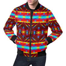 Load image into Gallery viewer, Visions of Lasting Peace All Over Print Bomber Jacket for Men/Large Size (Model H19) All Over Print Bomber Jacket for Men/Large (H19) e-joyer 
