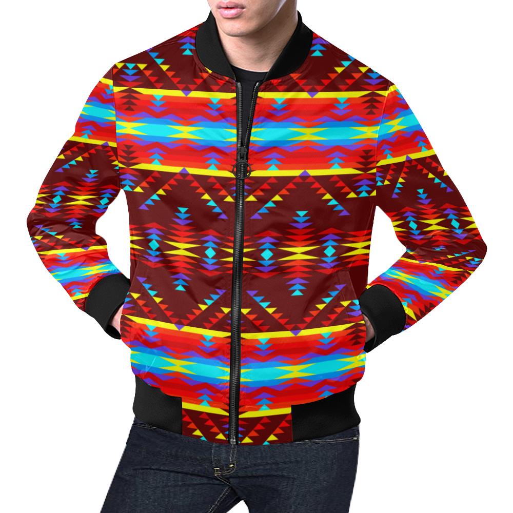 Visions of Lasting Peace All Over Print Bomber Jacket for Men/Large Size (Model H19) All Over Print Bomber Jacket for Men/Large (H19) e-joyer 