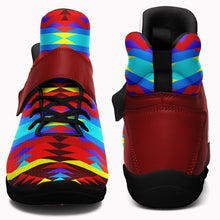 Load image into Gallery viewer, Visions of Lasting Peace Ipottaa Basketball / Sport High Top Shoes -Black Sole 49 Dzine 
