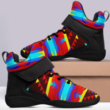 Load image into Gallery viewer, Visions of Lasting Peace Ipottaa Basketball / Sport High Top Shoes -Black Sole 49 Dzine 
