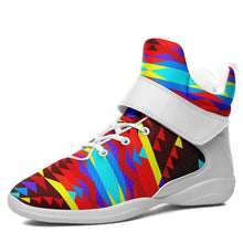 Load image into Gallery viewer, Visions of Lasting Peace Ipottaa Basketball / Sport High Top Shoes - White Sole 49 Dzine US Men 7 / EUR 40 White Sole with White Strap 
