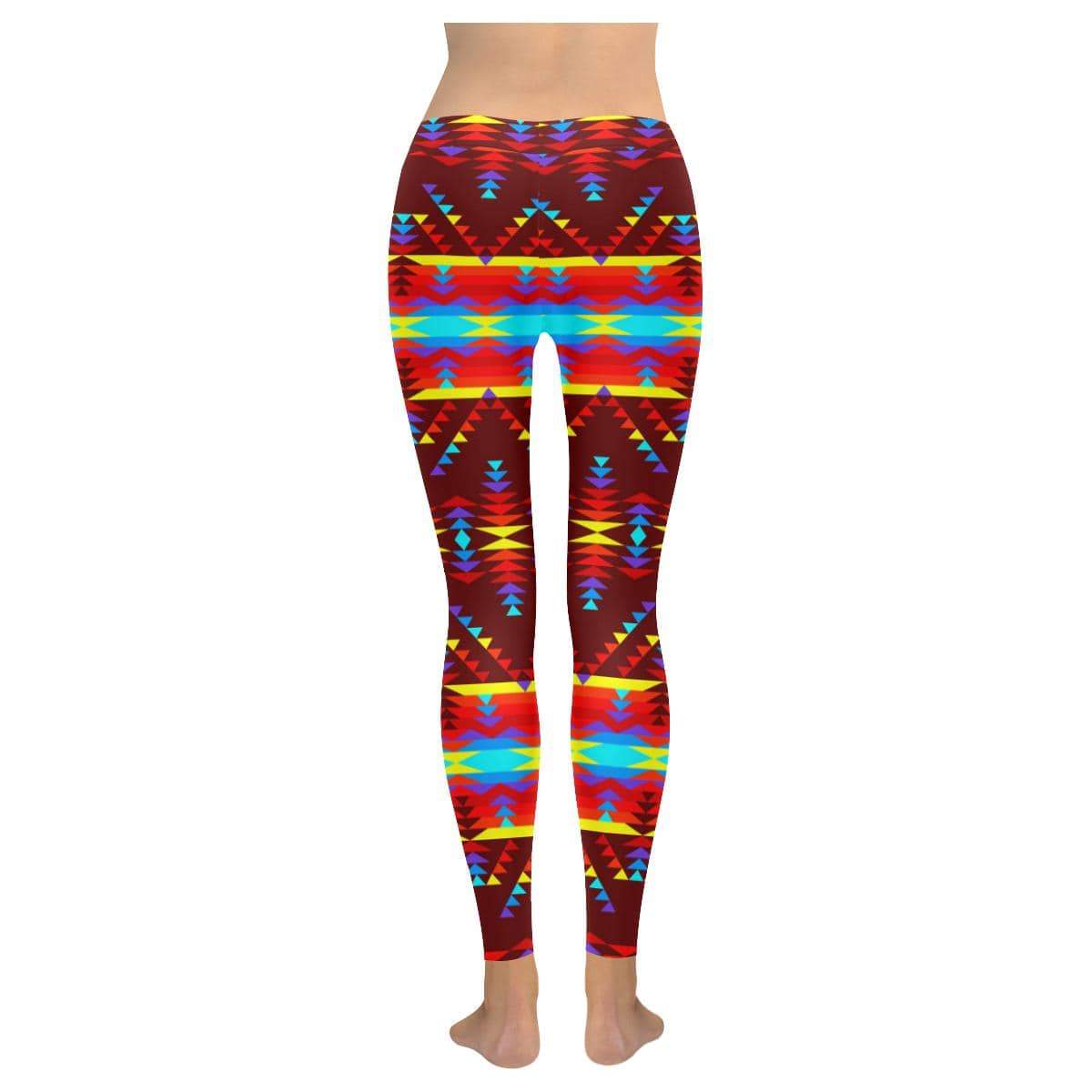 Visions of Lasting Peace Low Rise Leggings (Invisible Stitch) (Model L05) Low Rise Leggings (Invisible Stitch) (L05) e-joyer 