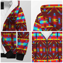 Load image into Gallery viewer, Visions of Lasting Peace Sherpa Hoodie 49 Dzine 
