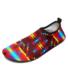 Load image into Gallery viewer, Visions of Lasting Peace Sockamoccs Kid&#39;s Slip On Shoes 49 Dzine 
