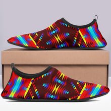 Load image into Gallery viewer, Visions of Lasting Peace Sockamoccs Kid&#39;s Slip On Shoes 49 Dzine 
