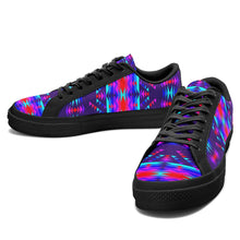 Load image into Gallery viewer, Visions of Peace Aapisi Low Top Canvas Shoes Black Sole 49 Dzine 
