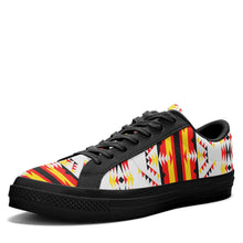 Load image into Gallery viewer, Visions of Peace Directions Aapisi Low Top Canvas Shoes Black Sole 49 Dzine 
