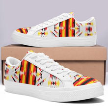 Load image into Gallery viewer, Visions of Peace Directions Aapisi Low Top Canvas Shoes White Sole 49 Dzine 
