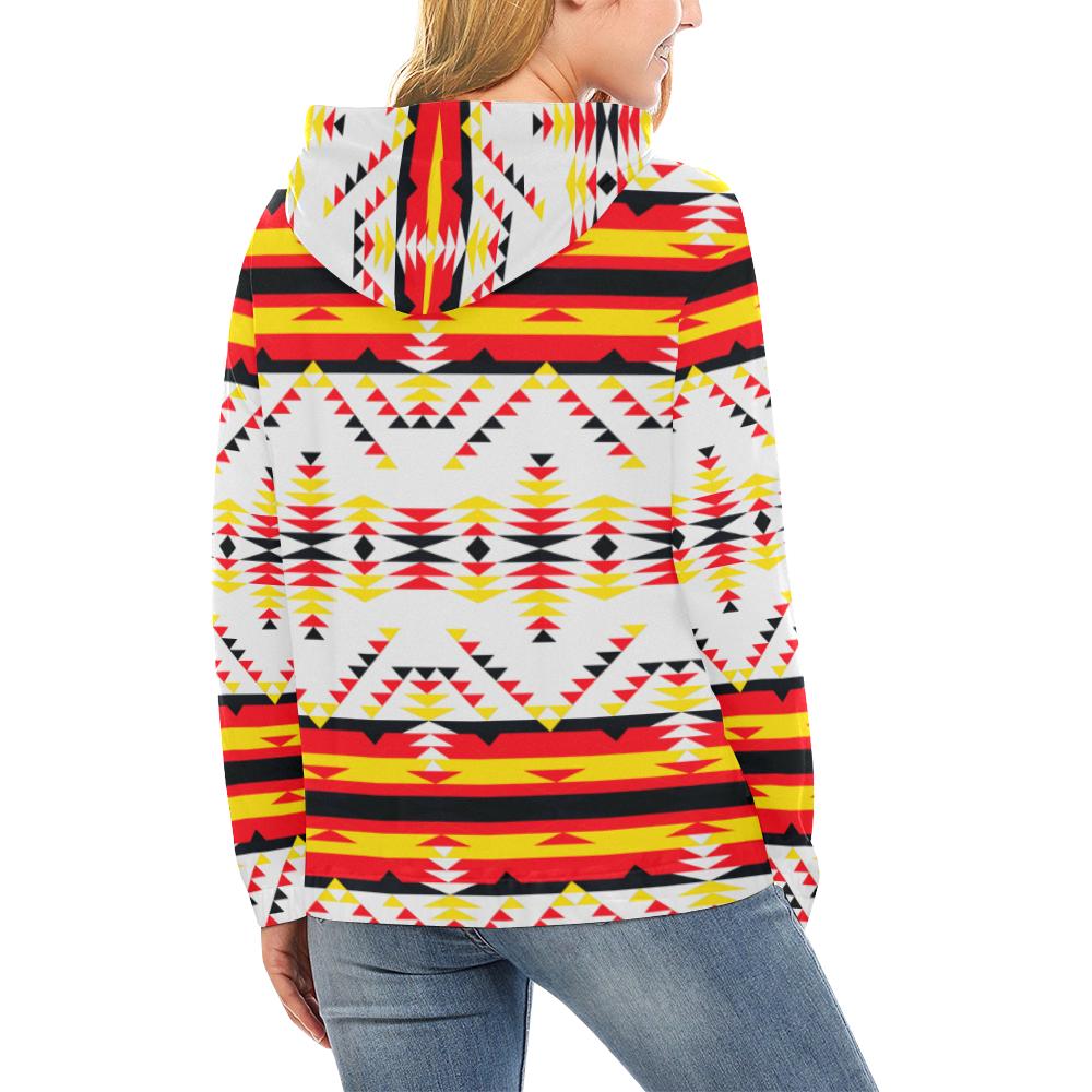 Visions of Peace Directions All Over Print Hoodie for Women (USA Size) (Model H13) All Over Print Hoodie for Women (H13) e-joyer 