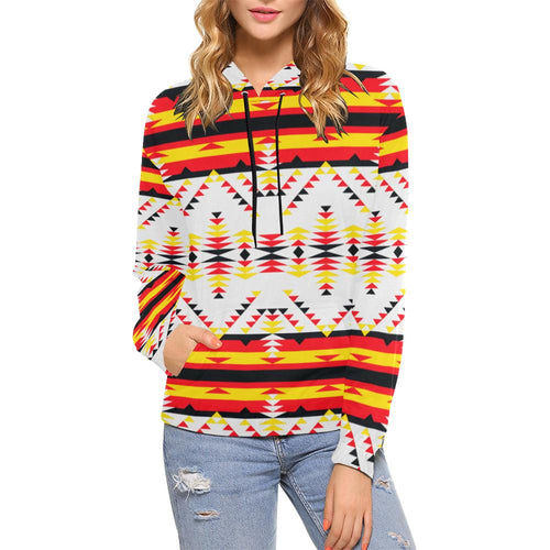 Visions of Peace Directions All Over Print Hoodie for Women (USA Size) (Model H13) All Over Print Hoodie for Women (H13) e-joyer 