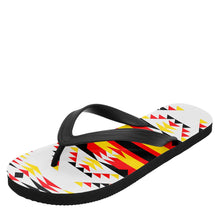 Load image into Gallery viewer, Visions of Peace Directions Flip Flops 49 Dzine 
