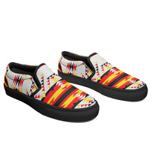 Load image into Gallery viewer, Visions of Peace Directions Otoyimm Canvas Slip On Shoes 49 Dzine 
