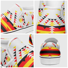 Load image into Gallery viewer, Visions of Peace Directions Otoyimm Canvas Slip On Shoes 49 Dzine 
