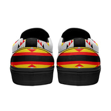 Load image into Gallery viewer, Visions of Peace Directions Otoyimm Canvas Slip On Shoes 49 Dzine 
