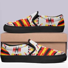 Load image into Gallery viewer, Visions of Peace Directions Otoyimm Canvas Slip On Shoes 49 Dzine 
