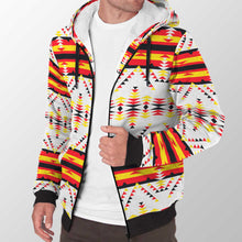 Load image into Gallery viewer, Visions of Peace Directions Sherpa Hoodie 49 Dzine 
