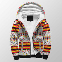 Load image into Gallery viewer, Visions of Peace Directions Sherpa Hoodie 49 Dzine 
