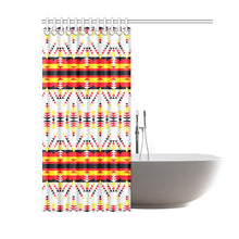 Load image into Gallery viewer, Visions of Peace Directions Shower Curtain 60&quot;x72&quot; Shower Curtain 60&quot;x72&quot; e-joyer 

