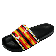 Load image into Gallery viewer, Visions of Peace Directions Slide Sandals 49 Dzine 
