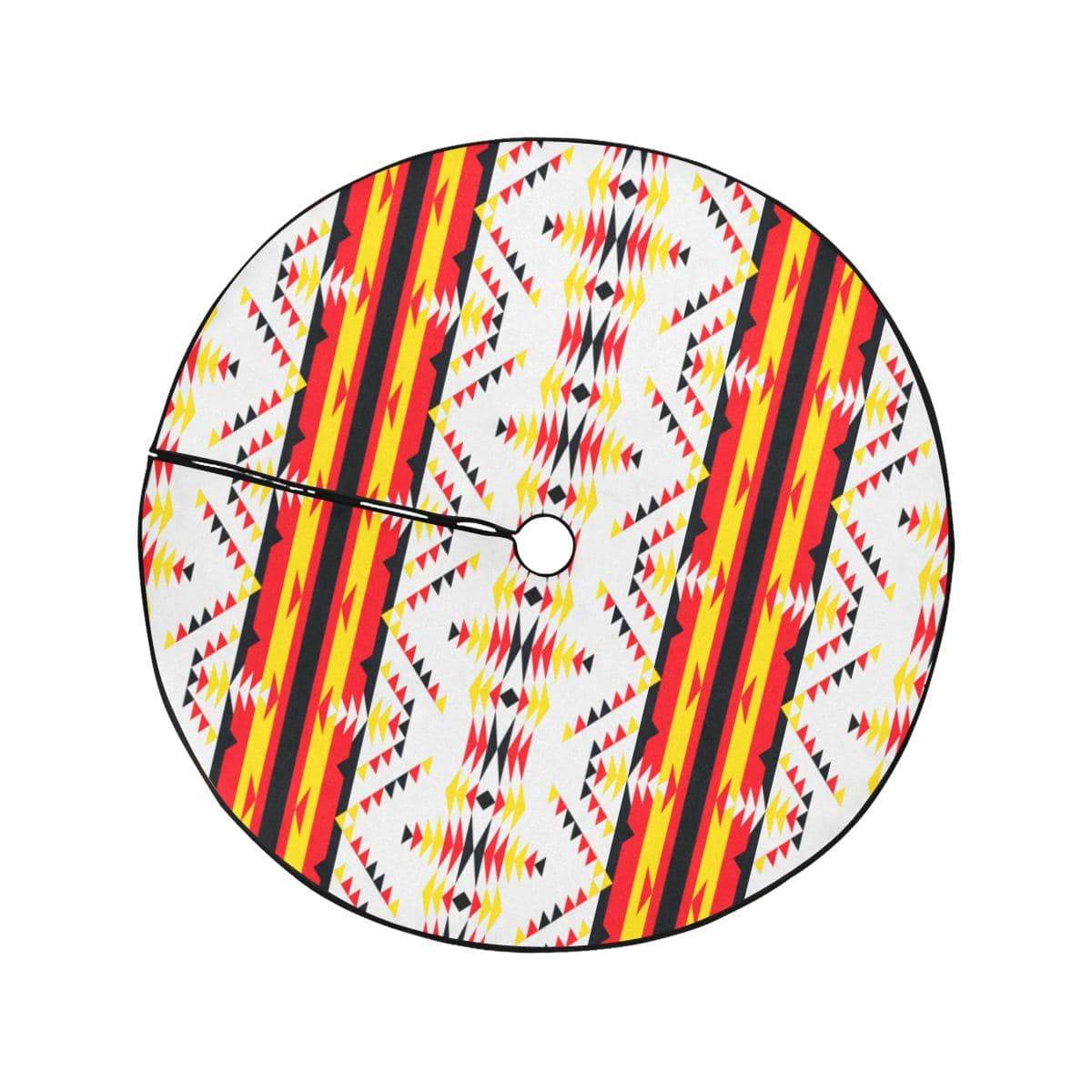 Visions of Peace Directions Tree Skirt by 49 Dzine