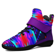 Load image into Gallery viewer, Visions of Peace Ipottaa Basketball / Sport High Top Shoes - Black Sole 49 Dzine US Men 7 / EUR 40 Black Sole with Indigo Strap 
