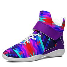 Load image into Gallery viewer, Visions of Peace Ipottaa Basketball / Sport High Top Shoes - White Sole 49 Dzine US Men 7 / EUR 40 White Sole with Indigo Strap 
